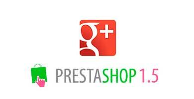 Módulo Google+ PrestaShop 1.5 cover