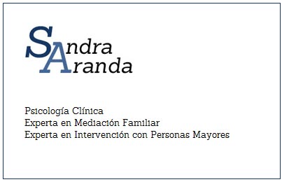 Tarjeta Visita Sandra Aranda